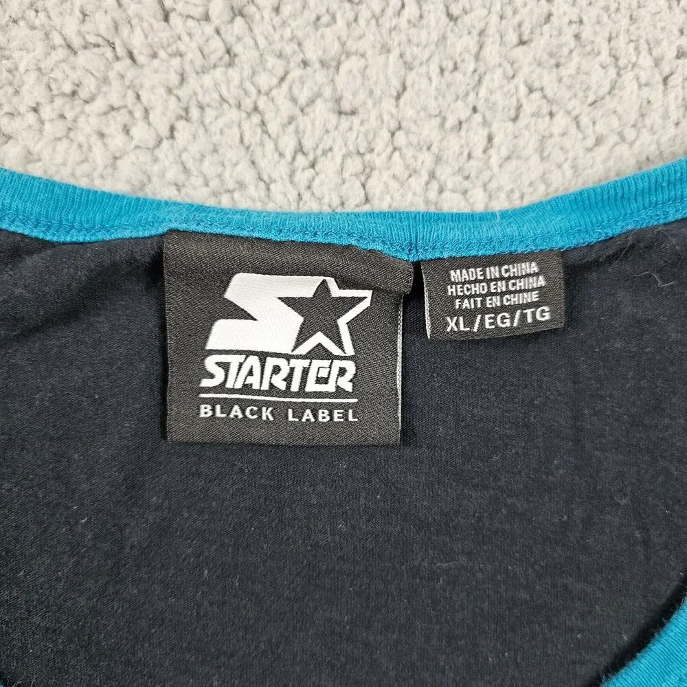 Jacksonville Jaguars Tank Top Mens XL Starter Black Label Colorblock NFL Casual